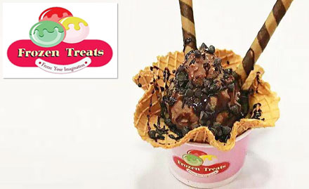 Frozen Treats Bhowanipore - 20% off on ice-cream, milkshake, sundae and more. Choose from an exciting range of flavours!