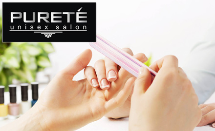 Purete Unisex Salon Malviya Nagar - Upto 55% off on beauty and hair care services. Get cleanup, threading, manicure, hair spa & more!