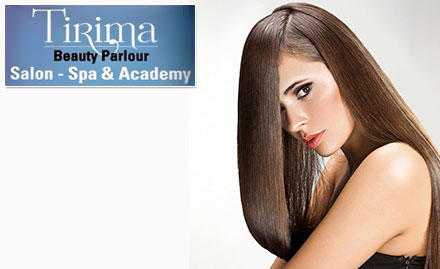 Tirima Beauty Parlour Naranpura - Get hair rebonding, smoothening or straightening at just Rs 2499. Also, get 40% off on beauty services!