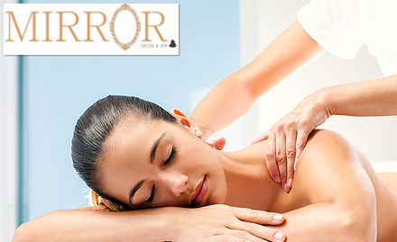 Mirror Salon & Spa Sector 5, Dwarka - Get full body massage, steam, shower & more starting at Rs 899. Also get a complimentary welcome drink!