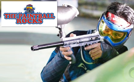 The Paintball Rocks Sector 23, Gurgaon - Rs 319 for 45 pellets of paint ball game worth Rs 500 