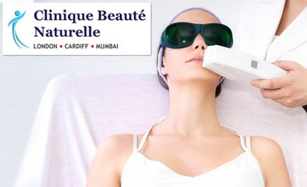 Clinique Beaute Naturelle Bandra West - Rs 599 for 1 session of laser hair removal along with consultation and hair & skin analysis