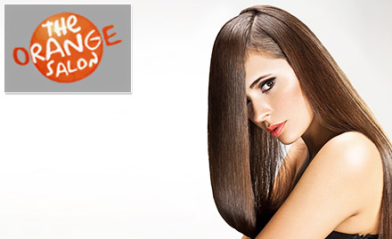 The Orange Salon Andheri West - Beauty and hair care package starting at Rs 999. Get hair rebonding, hair smoothening, haircut, facial, bleach & more! 