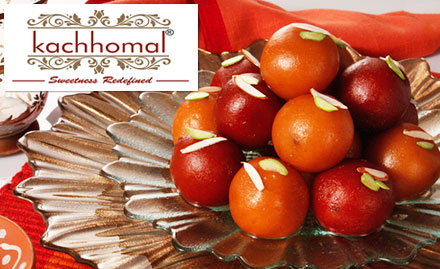 Kachhomal Sweets Ulhasnagar - 15% off on all sweets. Get gulab jamun, kaju katli, barfi, atta laddo & more!