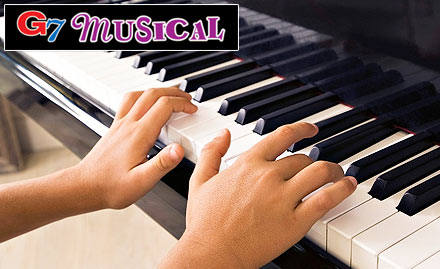G7 Musical Class Sola - Get 3 music classes at just Rs 19. Also, get 25% off on further enrollment!