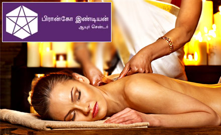 Franco-Indian Ayur Center MG Road Cutting - Swedish Massage, Deep Tissue Massage, Thai Massage or Oil Massage at just Rs 999!