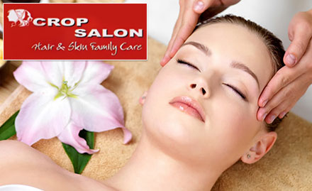 Crop Salon Jadavpur Central Road - Get haircut, facial, head massage, pedicure, hair spa and more at just Rs 399!