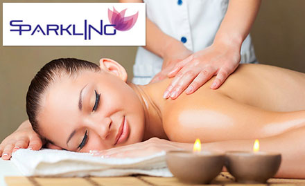Sparkling Natural Spa & The Unisex Salon Malviya Nagar - Spa package starting at Rs 899. Get full body massage, shower & body scrubbing!