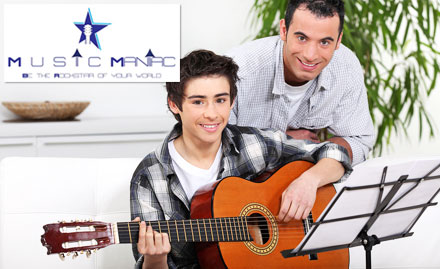 Music Maniac Academy Maninagar - 8 music classes at just Rs 19. Also, get 25% off on further enrollment!