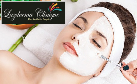 Lazderma DLF Phase 2, Gurgaon - Post holi skin care special! Rs 399 for facial worth Rs 800