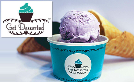 Get Desserted Sector 8 - Enjoy 15% off on ice-cream, cold coffee, milkshake, frozen yogurt and more!