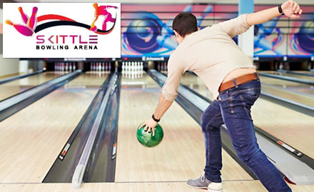 Skittle Bowling Arena Pari Chowk, Greater Noida - Rs 99 for 1 game of bowling worth Rs 150. Located at Ansal Plaza, Greater Noida!