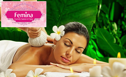Femina Beauty Parlour Perumbakkam - Get 1 hour body massage at just Rs 899. Choose from Swedish Massage, Deep Tissue Massage and more!