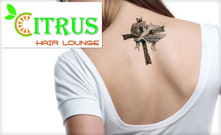 Citrus Hair Lounge Andheri West - 40% off on permanent tattoo. Get the best tattoo experience ever!