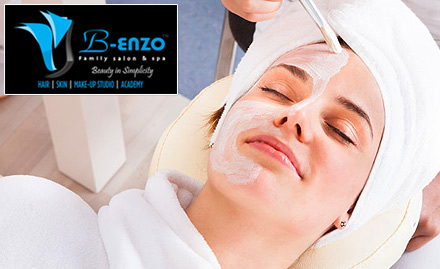 B-Enzo Family Salon And Spa Bikaspura - 35% off on minimum billing of Rs 500. Get facial, manicure, pedicure & more!