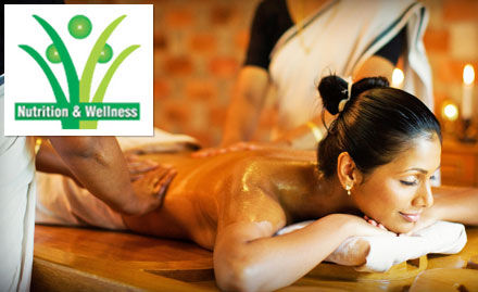 Nutrition and Wellness Pitampura - Abhyangam, Udhvartanam & consultation starting at Rs 799. Valid across 3 outlets in Delhi!