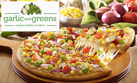 Garlic & Greens Model Town - Upto 30% off! Enjoy pasta, pizza, sandwich, dessert, mocktail and more!