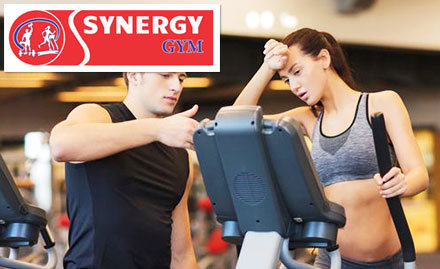 Synergy Gym Maninagar - 6 gym sessions. Also get 20% off on further enrollment!