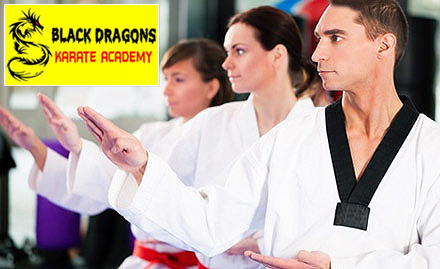 Black Dragons Karate Academy Navrangpura - 1 month karate sessions. Also get 35% off on half yearly enrollment!