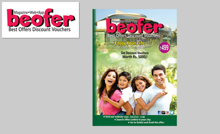 Beofer Magazine Sukaliya - Rs 249 for monthly subscription of Beofer Magazine. Get discounted vouchers worth Rs 50000!