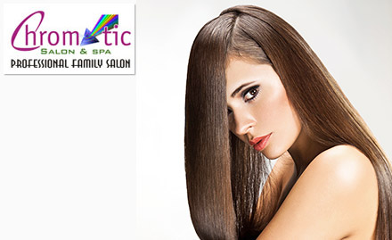 Chromatic Salon And Spa Lake Town - Upto 72% off on hair & skin care services