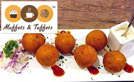 Muffets And Tuffets Koramangala - 20% off on a minimum billing of Rs 300. Relish soups, starters, desserts, smoothies and more!