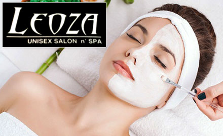 Leoza Unisex Salon N Spa Sector 40 - Upto 60% off! Get haircut, hair spa, facial, manicure, pedicure and more!