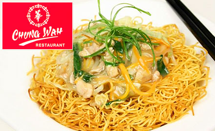 Chung Wah Banaswadi - Rs 209 for non-veg combo. Enjoy kung pao chicken, fried rice, noodles and more!