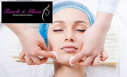Touch & Glow Unisex Beauty Salon Andheri East - Rs 349 for salon packages. Get foot spa, head massage, manicure, pedicure and more!