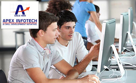 Apex Infotech Sector 35 - 30% off on Diploma in Web Specialists course. Also, get complementary Banking/IT & Basics Course!