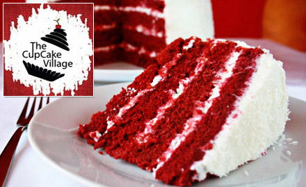 The Cup Cake Village Sector 11 - 20% off on red velvet cake and assorted chocolates!
