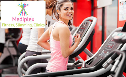 Mediplex Gym Kalkaji - 2 gym sessions at just Rs 29. Also get 50% off on further enrollment!