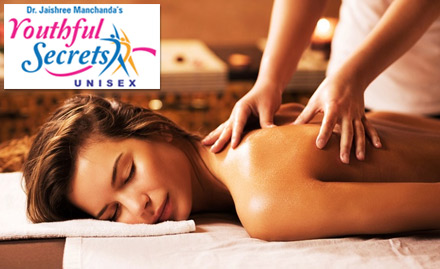 Youthful Secrets Andheri West - Rs 699 for hair spa, Swedish, Lomi Lomi, Deep Tissue or Aroma Massage!