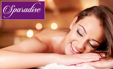 Sparadise Spa Khar West - 40% off on spa services. Get body therapy, foot therapy, body wrap, body scrub & more!