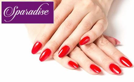 Sparadise Spa Khar West - 40% off on a minimum bill of Rs 2000. Get nail art, nail extensions, manicure, pedicure & more!