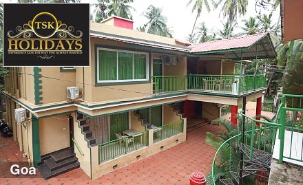 TSK Holidays Calangute - Stay in luxury service apartments in Goa. Prices starting at just Rs 999!