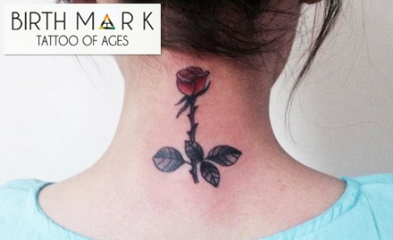 Birth Mark Tattoo Koramangala - Get 1 sq inch permanent tattoo at just Rs 19. Also, get 25% off on subsequent inches!