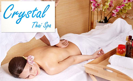 Crystal Thai Spa Andheri East - 40% off on all spa services. Valid across 2 outlets in Mumbai!