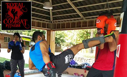 Total Combat And Fitness Bandra West - 4 sessions of kickboxing at just Rs 99. A kick start to learn kick-boxing!