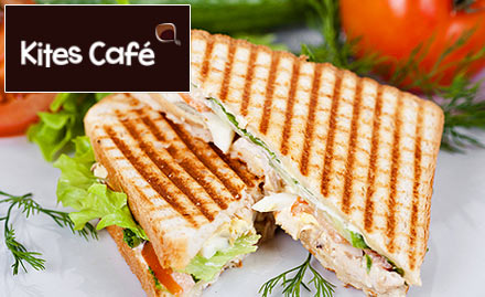 Kites Cafe Peelamedu - 20% off on food and beverages. Get pizza, sandwich, burger, mocktails, milk shakes & more!