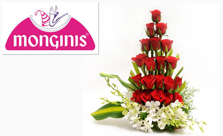 Monginis Online Booking - 10% off on cakes, chocolates, flowers, gifts, soft toys & more. Valid for delivery across India!