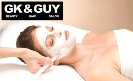 GK And Guy Beauty Hair Salon Sector 44 - 30% off on haircut, facial, manicure and more. Also, get hair rebonding at just Rs 2485!