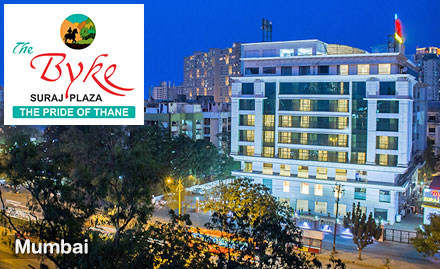 The Byke Suraj Plaza Thane West, Mumbai - 20% off on room tariff. Plan a comfortable stay in Mumbai!