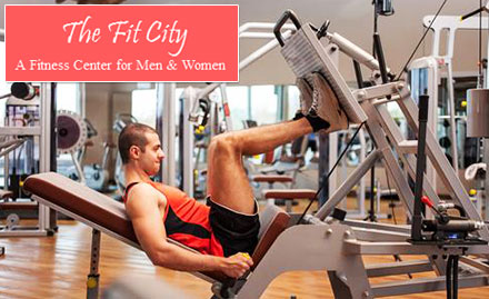 The Fit City Malviya Nagar - Get 3 gym sessions at just Rs 9. Also, get 25% off on further enrollment!