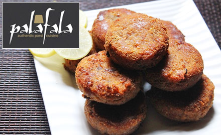 Pala Fala Worli - Buy 1 get 1 free offer on chicken or mutton dhansak, sali chicken, sali per eudu and chicken or mutton cutlet!