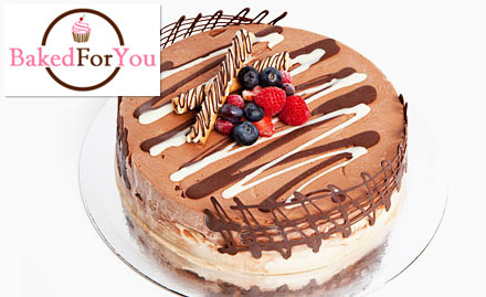 Baked For You Sector 23, Dwarka - 30% off on a minimum bill of Rs 500. Enjoy yummilicious cakes, cupcakes, cookies & more!