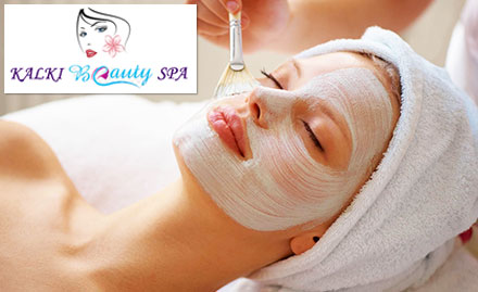 Kalki Beauty And Spa Chinthamani Police Colony - 40% off on facial, pedicure, manicure, hair spa, haircut, waxing and more!