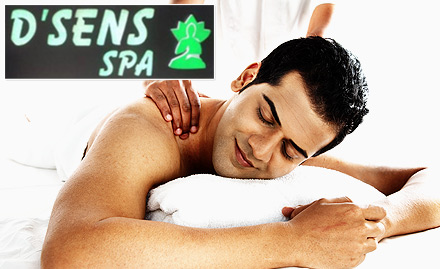 D Sens Spa Punjabi Bagh - Rs 799 for full body massage and shower. Get Thai, Deep tissue, Aroma and Swedish massage!