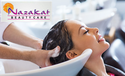 Nazakat Beauty Care Shahibaug - Get hair spa, hair wash, haircut and blow dry at just Rs 199!