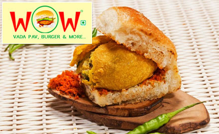 Wow Vadapav Lawrence Road - 25% off! Enjoy vada pav, burger, wraps, pav bhaji, momos and more!